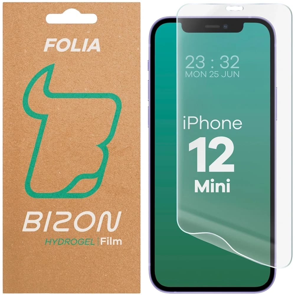 Bizon Glass Hydrogel Front Apple iPhone 12 Mini - 1