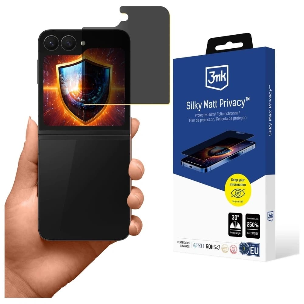 3MK Selyem Matt Privát Samsung Galaxy Z Flip6 / Flip7 FE - 1