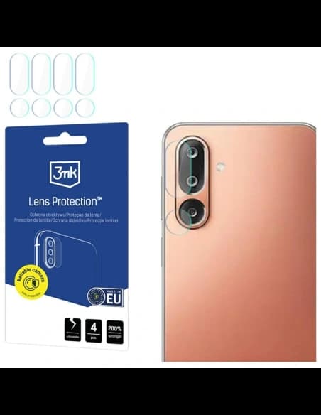 Ochrona na obiektyw aparatu 3MK Lens Protection do Samsung Galaxy M36 [4 PACK]