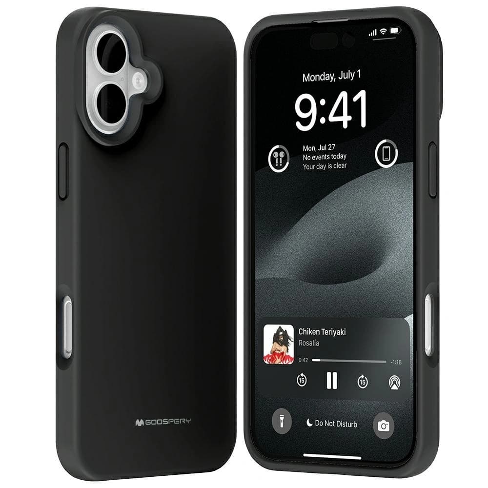 Mercury Pure MagSafe Silicone Apple iPhone 16 Plus black - 1