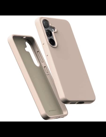 Etui Mercury Pure MagSafe Silicone do Samsung Galaxy S25+ Plus piaskowy