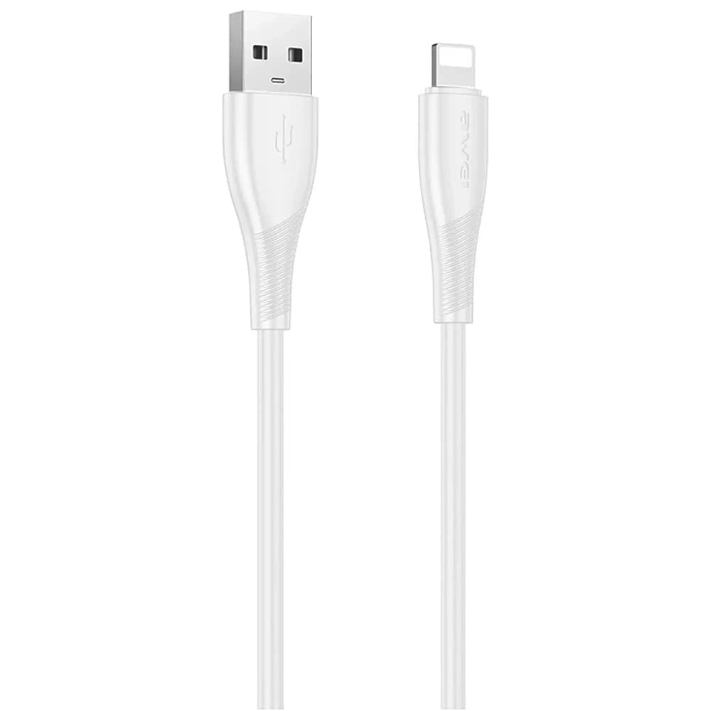 AWEI CL-182L USB-A / Lightning cable 1m white - 1
