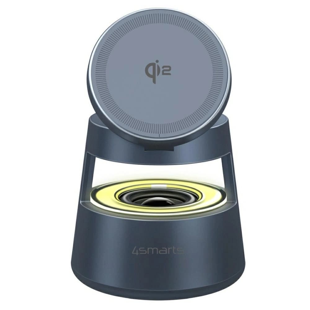 4smarts Aura Sound Lade station Qi2 grau - 1