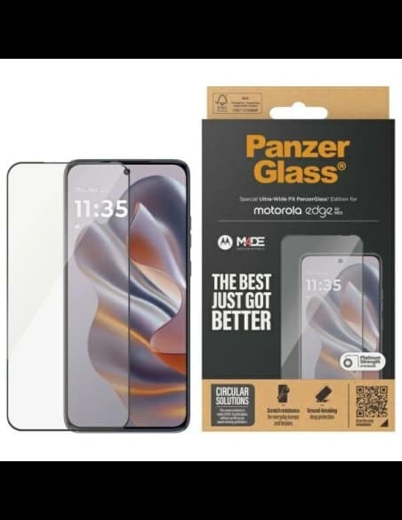 Szkło hartowane PanzerGlass Screen Protection Ultra-Wide Fit do Motorola Edge 50 Neo