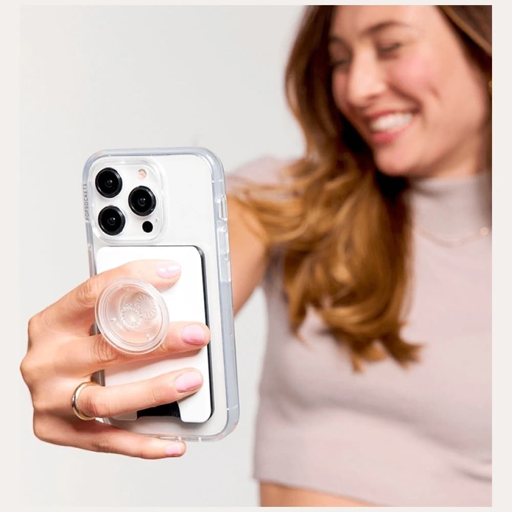 POPSOCKETS PopWallet+ PopGrip PW+ MS G2 MagSafe weiß-transparent - 8
