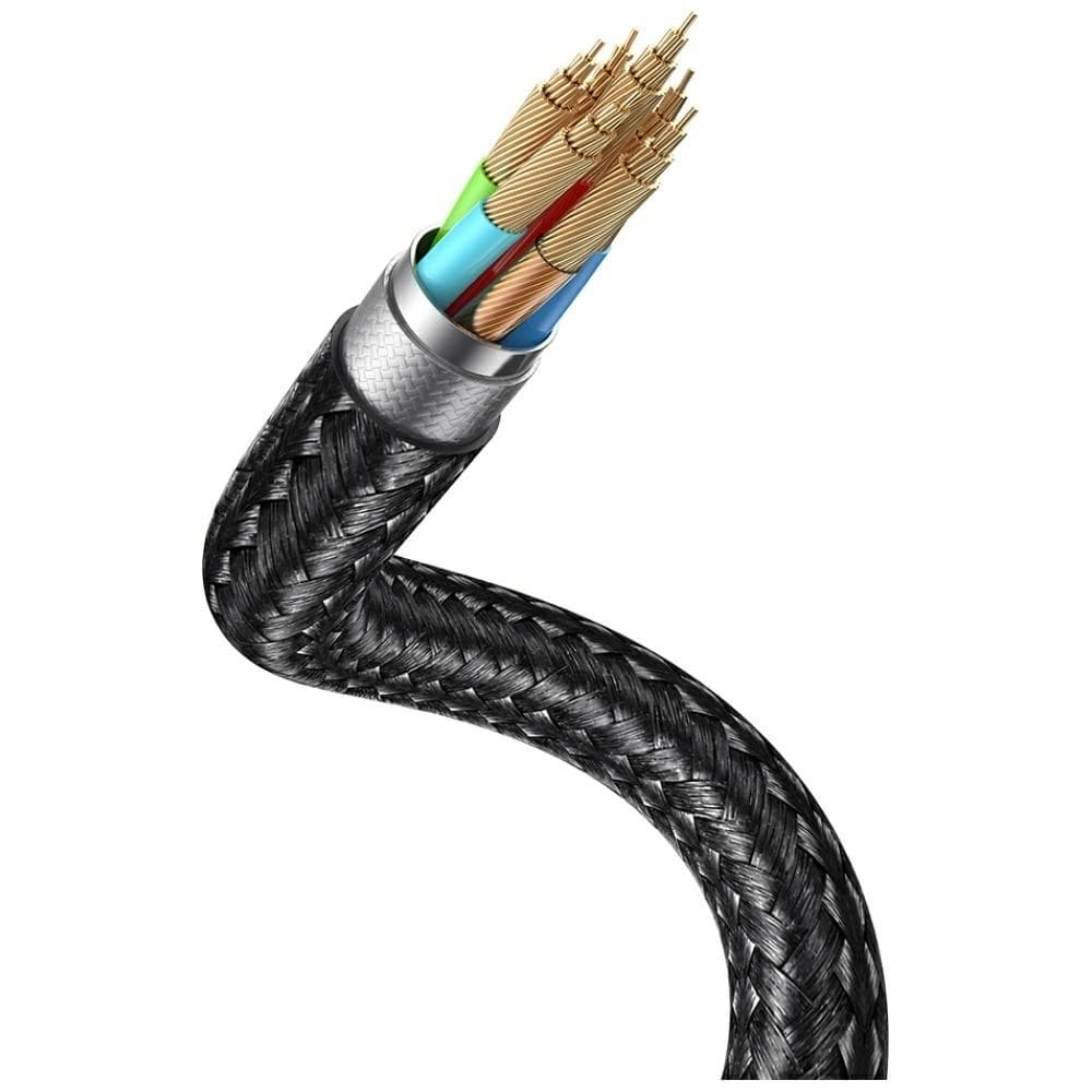 USAMS Huan Sorozat SJ754 3 az 1-ben 72W USB-C / USB-C kábel 60W, USB-C 12W + óra töltő 2.5W korrózióálló - 9