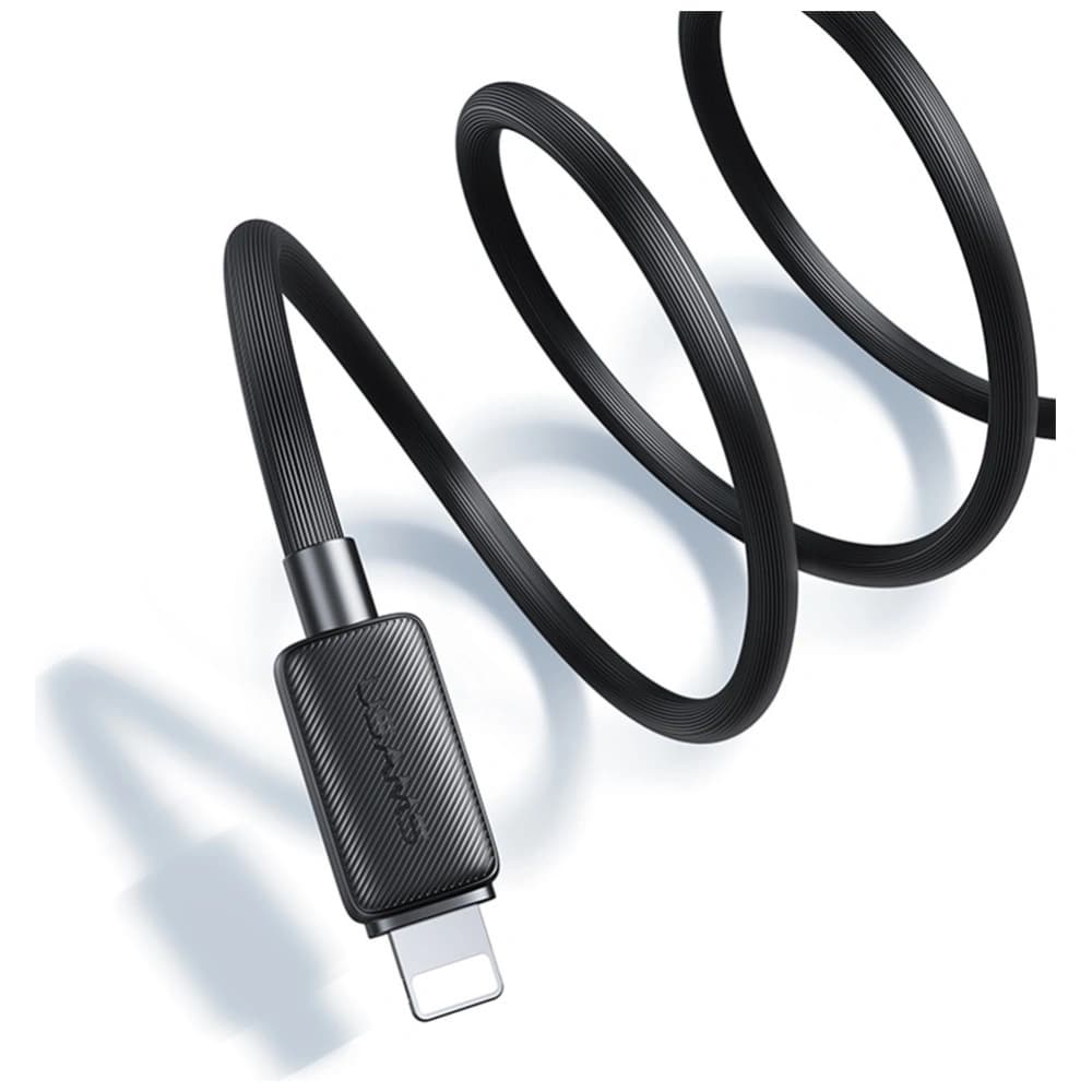 USAMS KY Serie US-SJ694 USB-A / Lightning Kabel 2.4A 2m weiß - 2