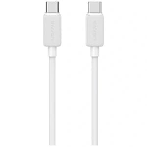 USAMS KY Series US-SJ696 60W USB-C / USB-C cable 2m white