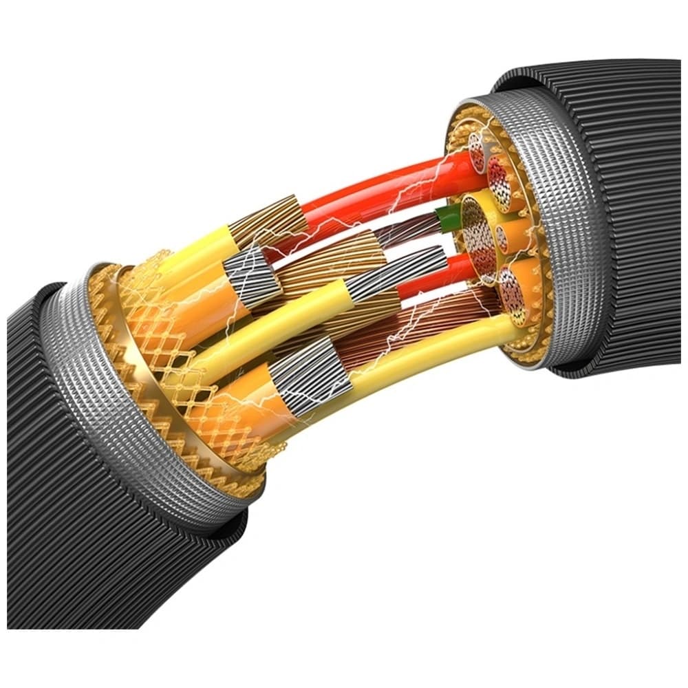 USAMS KY Series US-SJ696 60W USB-C / USB-C cable 2m white - 12