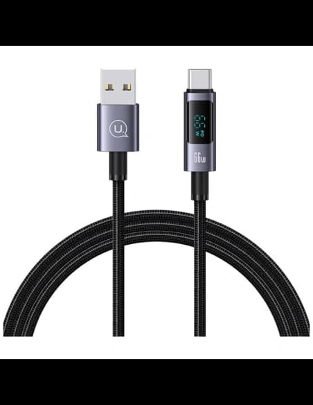 USAMS Sufeng Sorozat US-SJ673 66W 6A Gyors Töltő USB-C USB-A kábel 1,2m korrózióálló