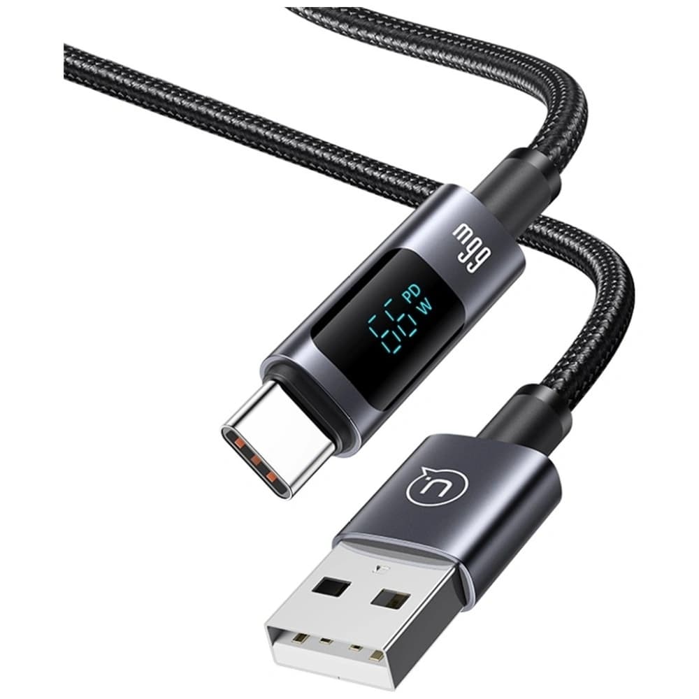 USAMS Sufeng Sorozat US-SJ673 66W 6A Gyors Töltő USB-C USB-A kábel 1,2m korrózióálló - 2