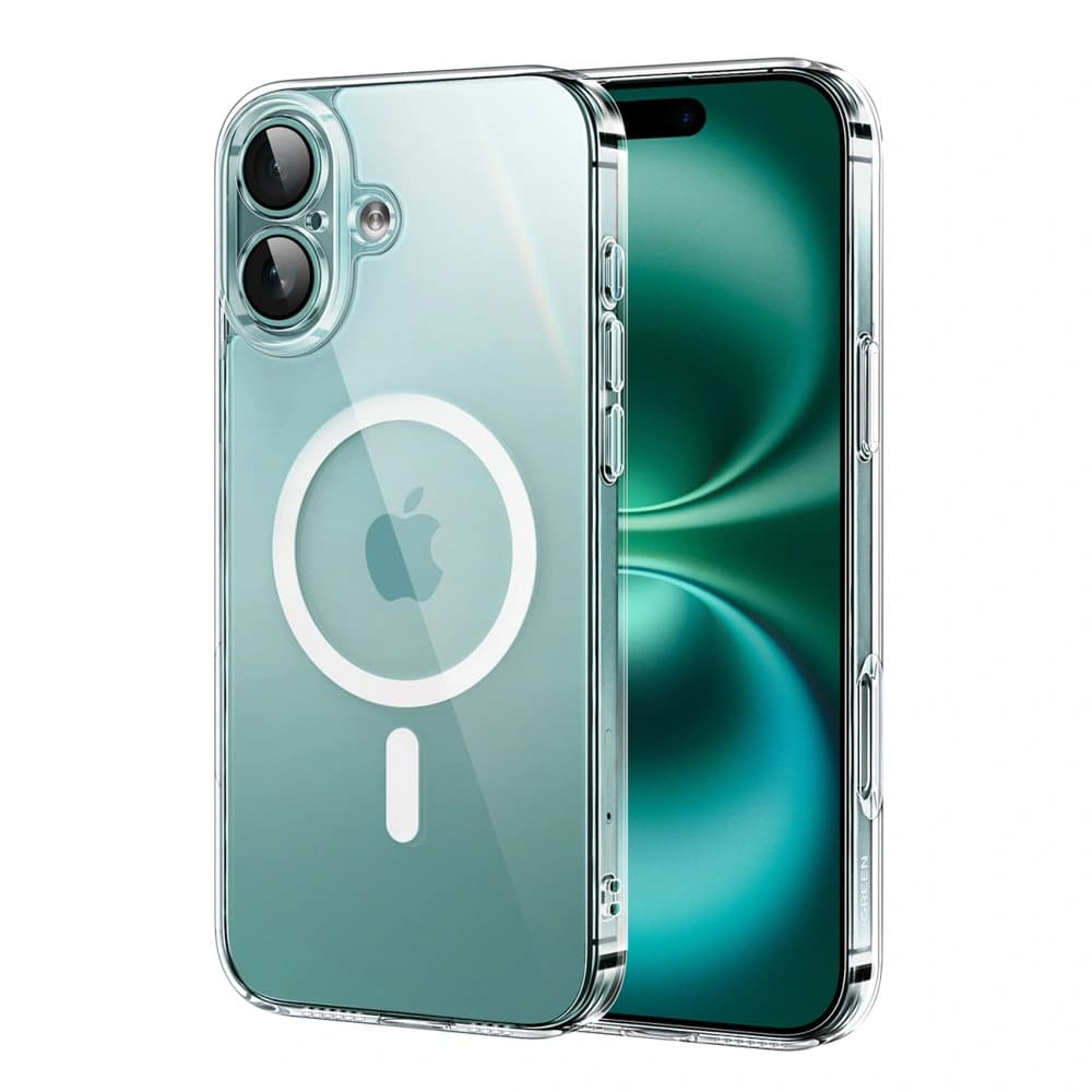 Etui UGREEN Classy Clear Magnetic pentru Apple iPhone 16 Plus transparent - 1