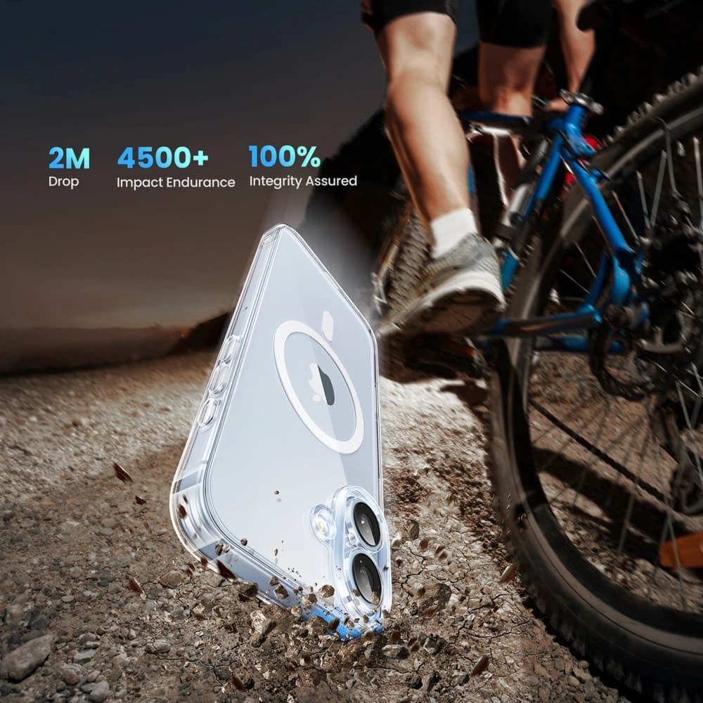 Etui UGREEN Classy Clear Magnetic pentru Apple iPhone 16 Plus transparent - 4