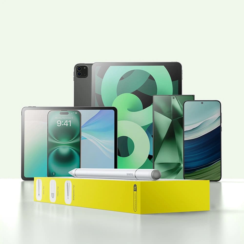 Baseus Smooth Writing III 3in1 Stylus passiv nicht magnetische Version weiß - 10