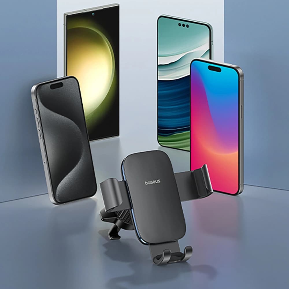 Baseus Metal Age 3 Gravity Car Mount Black - 12