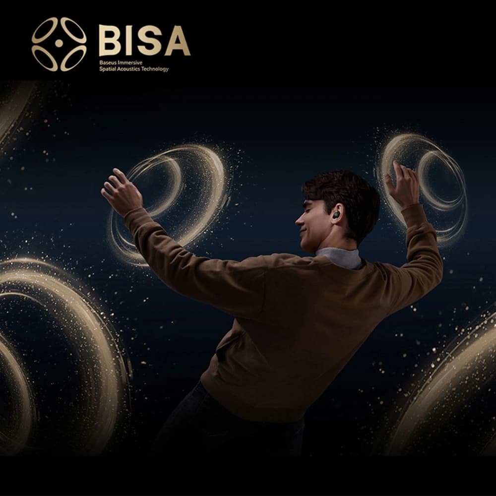 Kabellose In-Ear-Kopfhörer Baseus Bowie MA20 Pro TWS ANC IPX6 schwarz - 9