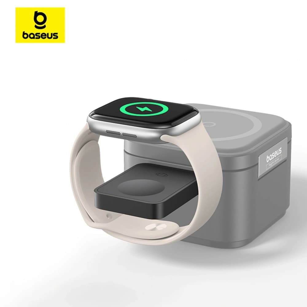 Baseus MagPro 2.5W mágneses indukciós töltő Apple Watch-hoz fekete - 10