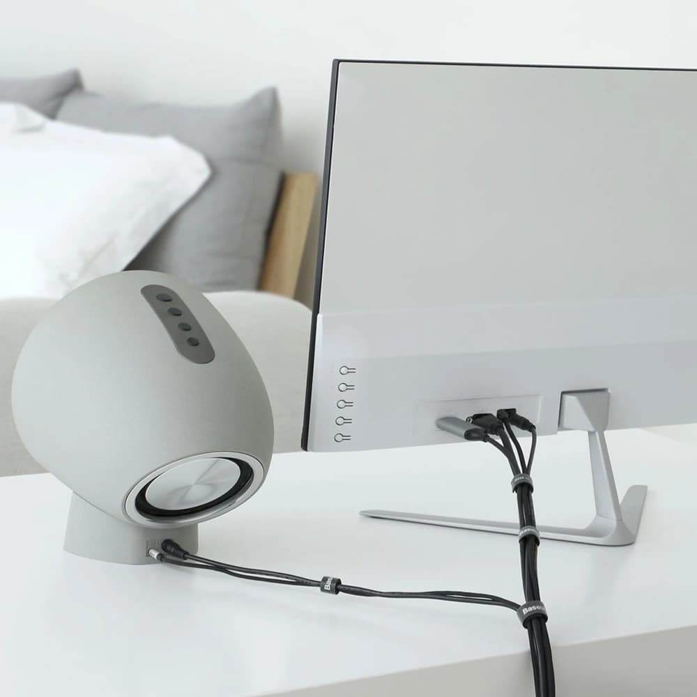 Baseus Circle Velcro Tape Organizer 50cm Black - 2