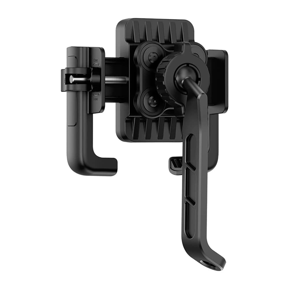 Motocyklový držák na telefon Baseus GoTrip na zrcátko s tlumením černý - 6