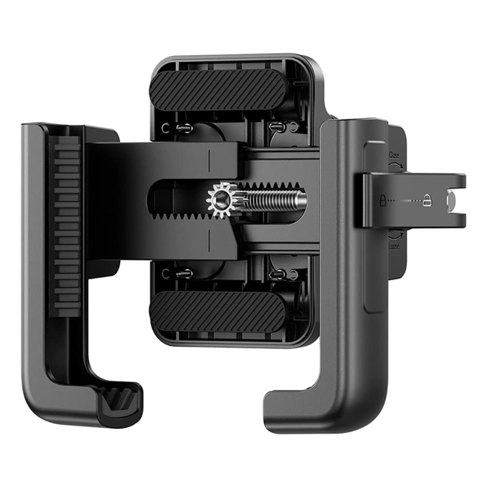 Motocyklový držák na telefon Baseus GoTrip na zrcátko s tlumením černý - 8