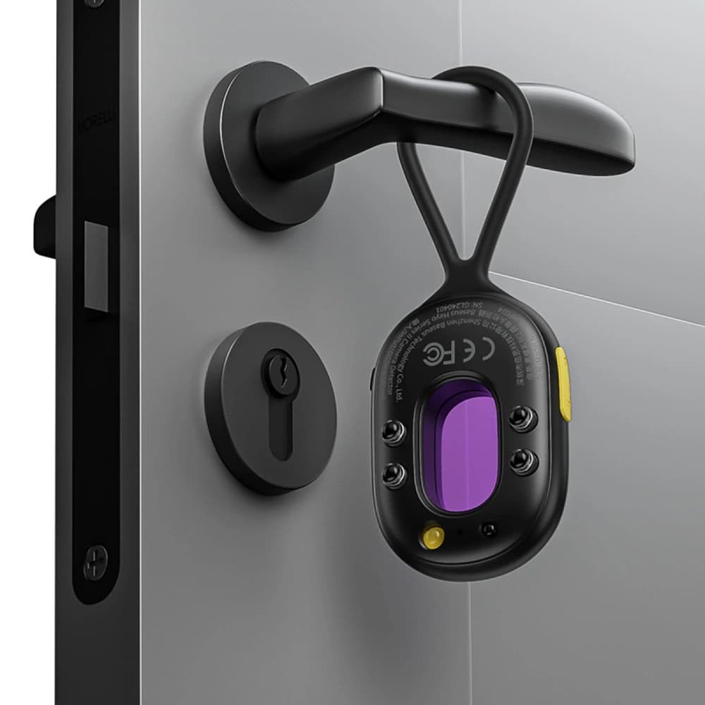 Baseus Heyo Series II versteckter Kameradetektor mit Alarm und Mini-Taschenlampe + Baseus Simple USB-A / USB-C Kabel schwarz - 9