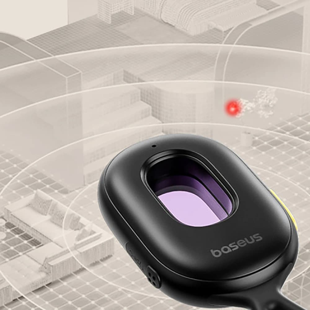 Baseus Heyo Series II versteckter Kameradetektor mit Alarm und Mini-Taschenlampe + Baseus Simple USB-A / USB-C Kabel schwarz - 11