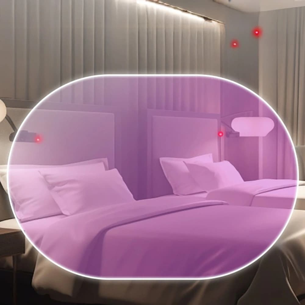 Baseus Heyo Series II versteckter Kameradetektor mit Alarm und Mini-Taschenlampe + Baseus Simple USB-A / USB-C Kabel schwarz - 13