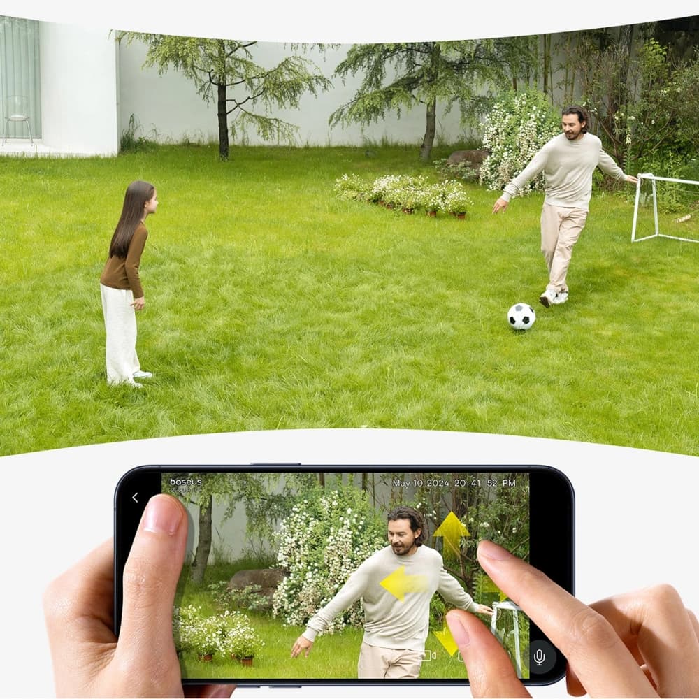 Baseus Security S1 2K fehér külső kamera - 5