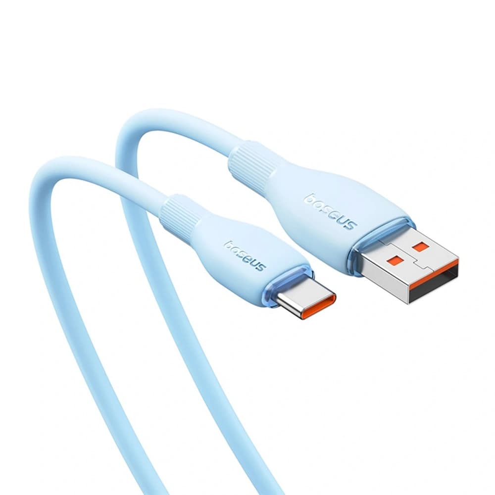 Baseus Pudding USB-A / USB-C 100W 2m kék kábel - 3