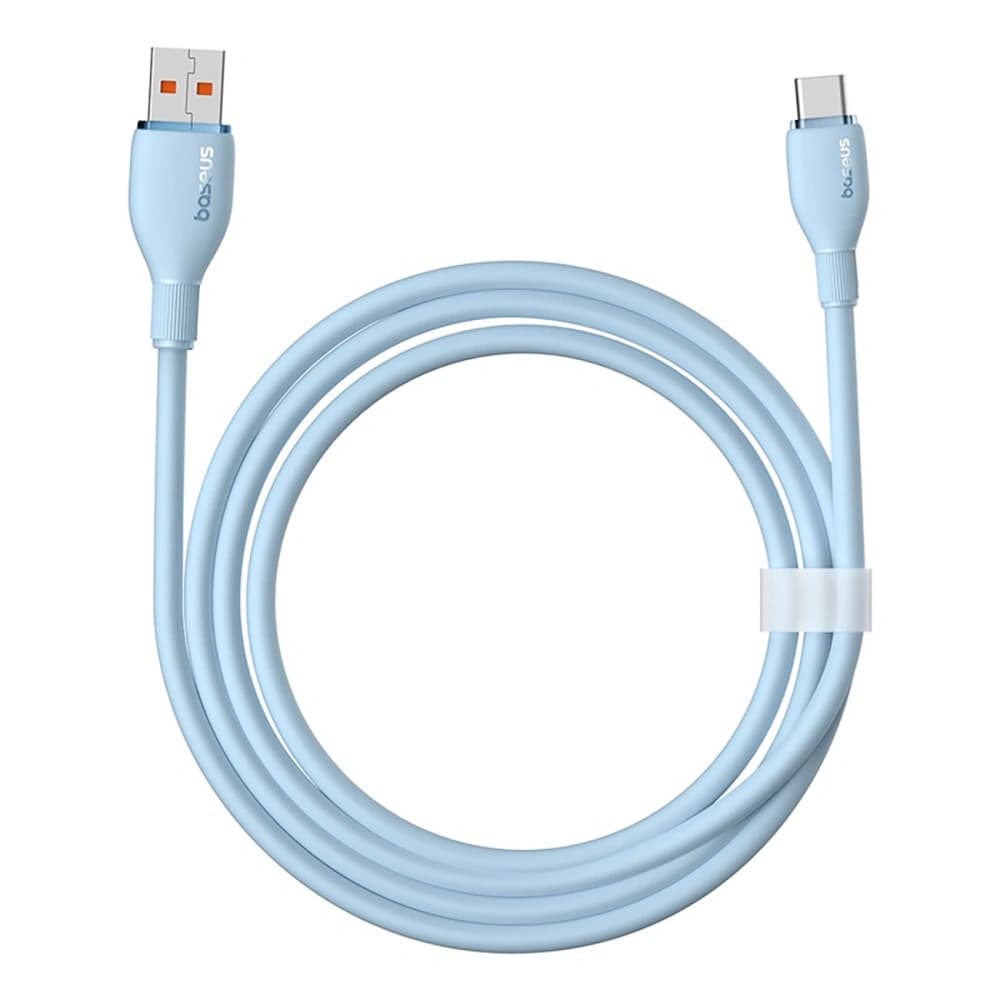 Baseus Pudding USB-A / USB-C 100W 2m kék kábel - 5