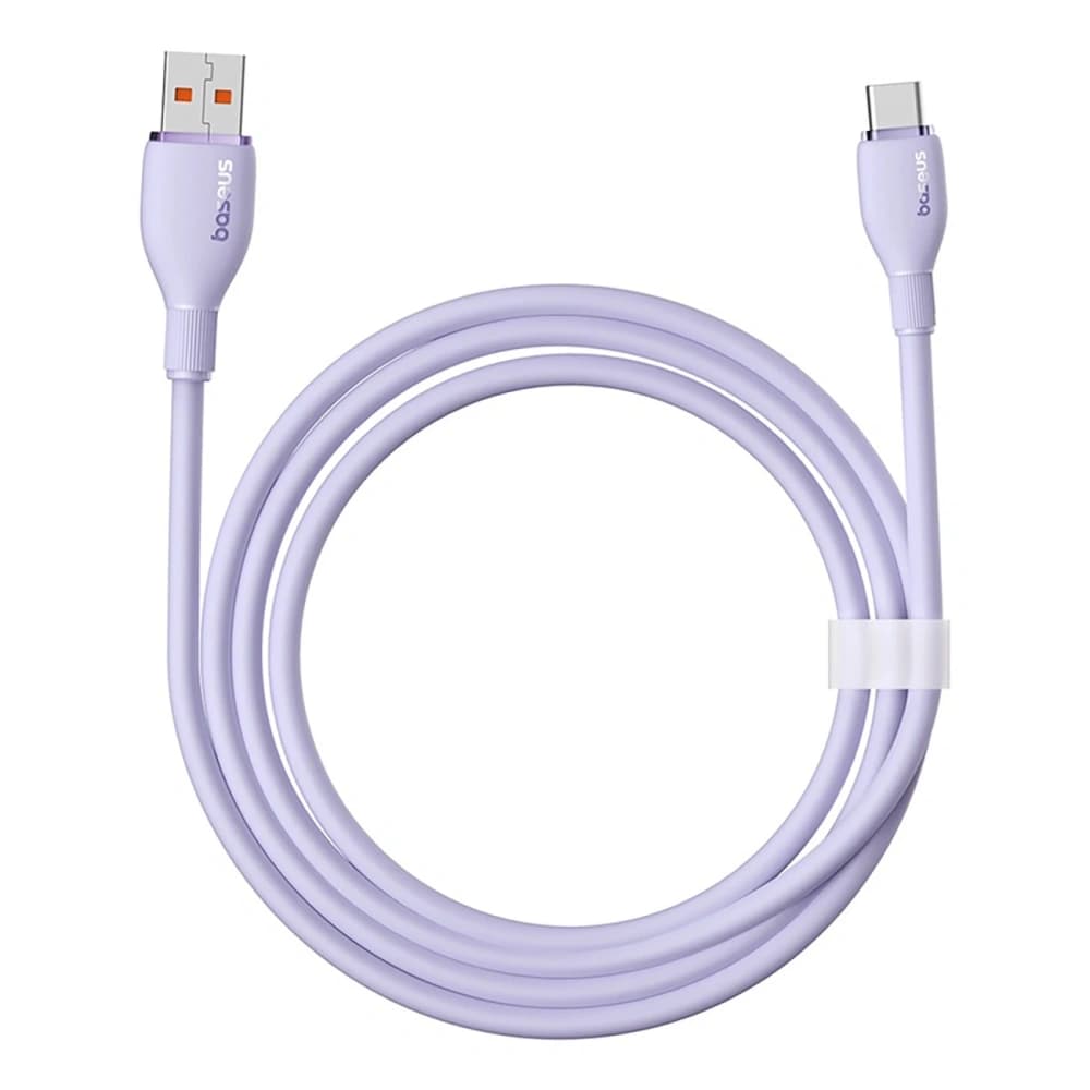 Baseus Pudding USB-A / USB-C 100W 2m lila kábel - 5