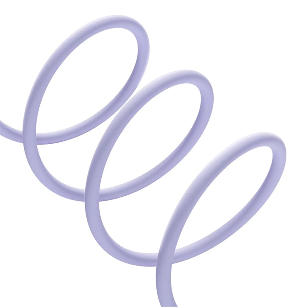 Baseus Pudding USB-A / USB-C 100W 2m lila kábel - 6