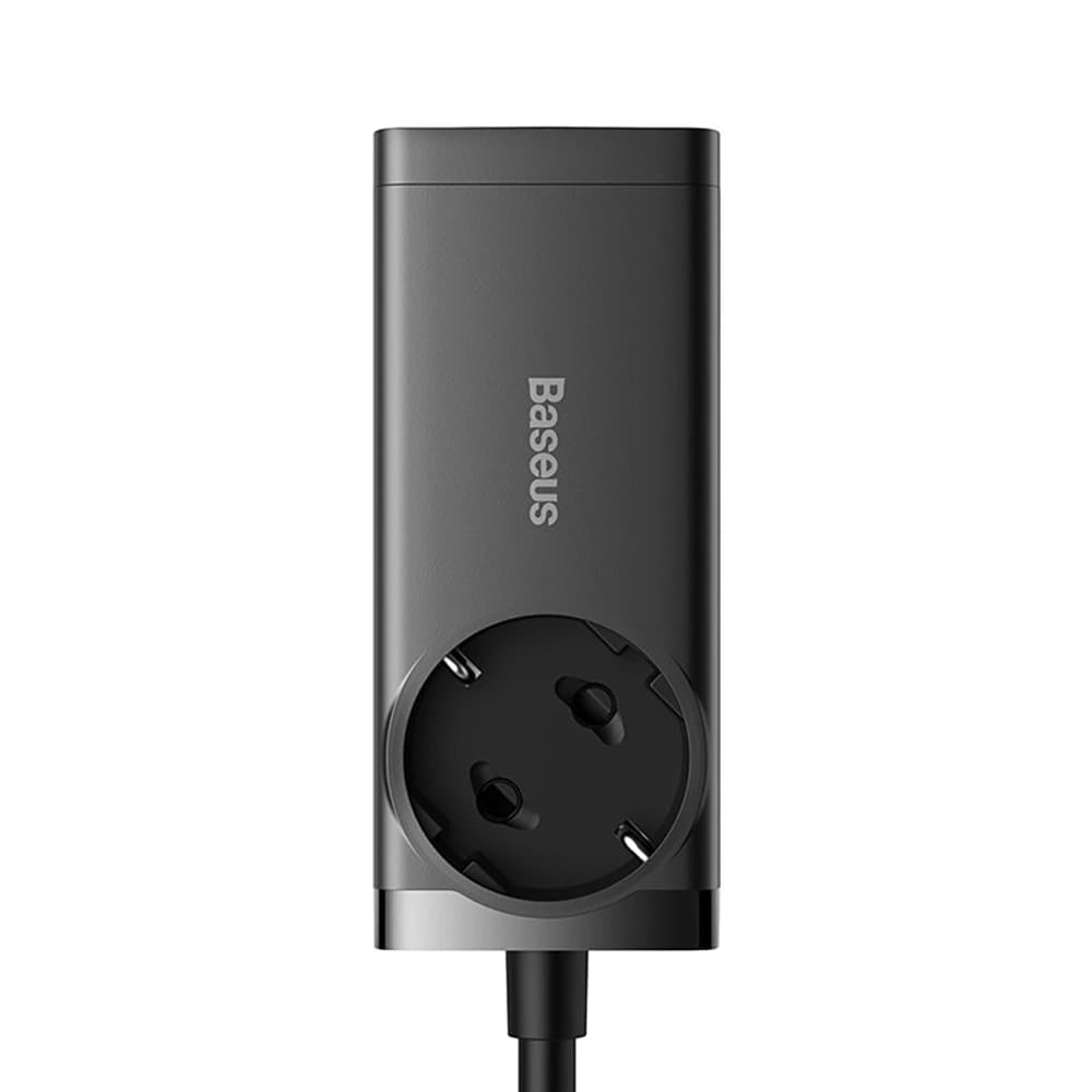 Baseus GaN3 Pro 65W AC töltőállomás + 2xUSB-C + 2xUSB-A Baseus Xiaobai USB-C / USB-C 100W 1m fekete kábellel - 2