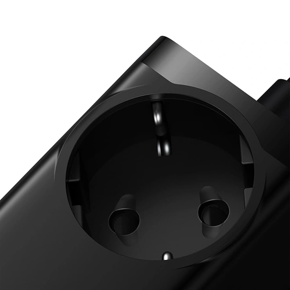 Baseus GaN3 Pro 65W AC töltőállomás + 2xUSB-C + 2xUSB-A Baseus Xiaobai USB-C / USB-C 100W 1m fekete kábellel - 5