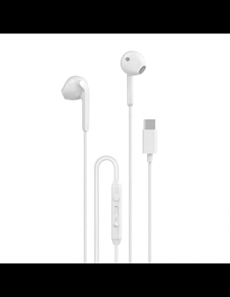 Căști in-ear Dudao X3C USB-C 1.2m albe