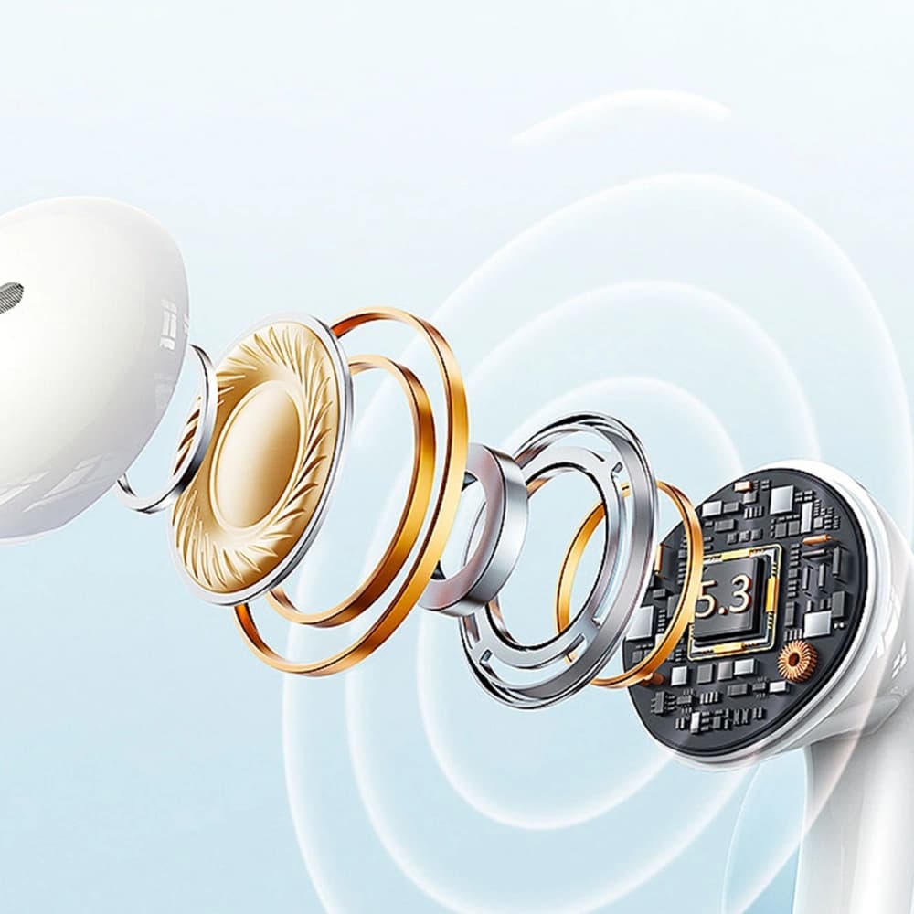 Dudao U14+ TWS Wireless In-Ear Headphones Bluetooth 5.3 White - 3