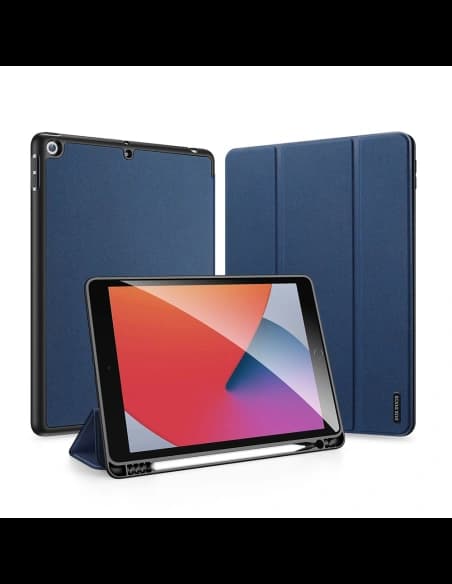 Etui Dux Ducis Domo s klopou a smart sleep pro Apple iPad 10.2" 2019/2020/2021 modré