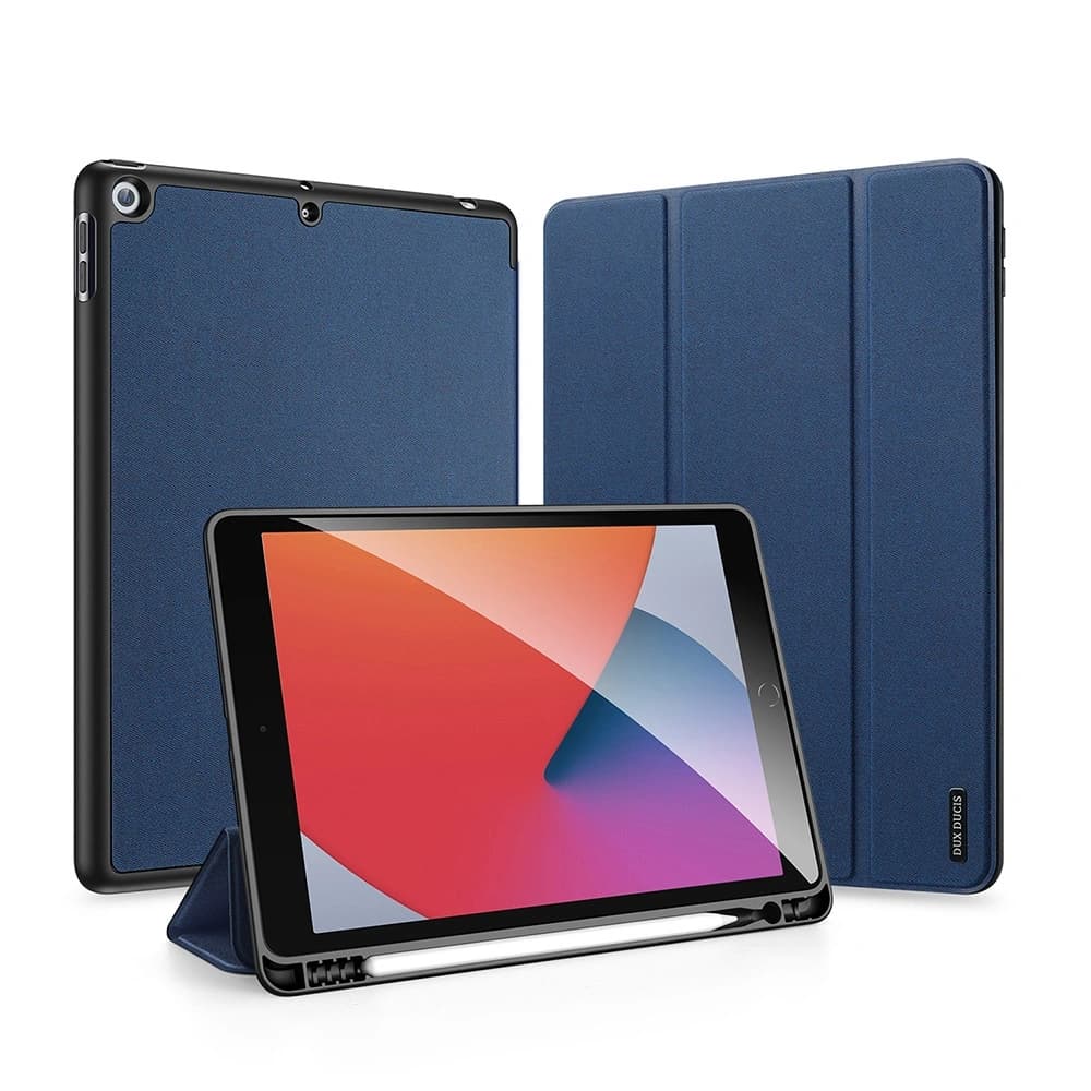 Etui Dux Ducis Domo s klopou a smart sleep pro Apple iPad 10.2" 2019/2020/2021 modré - 1