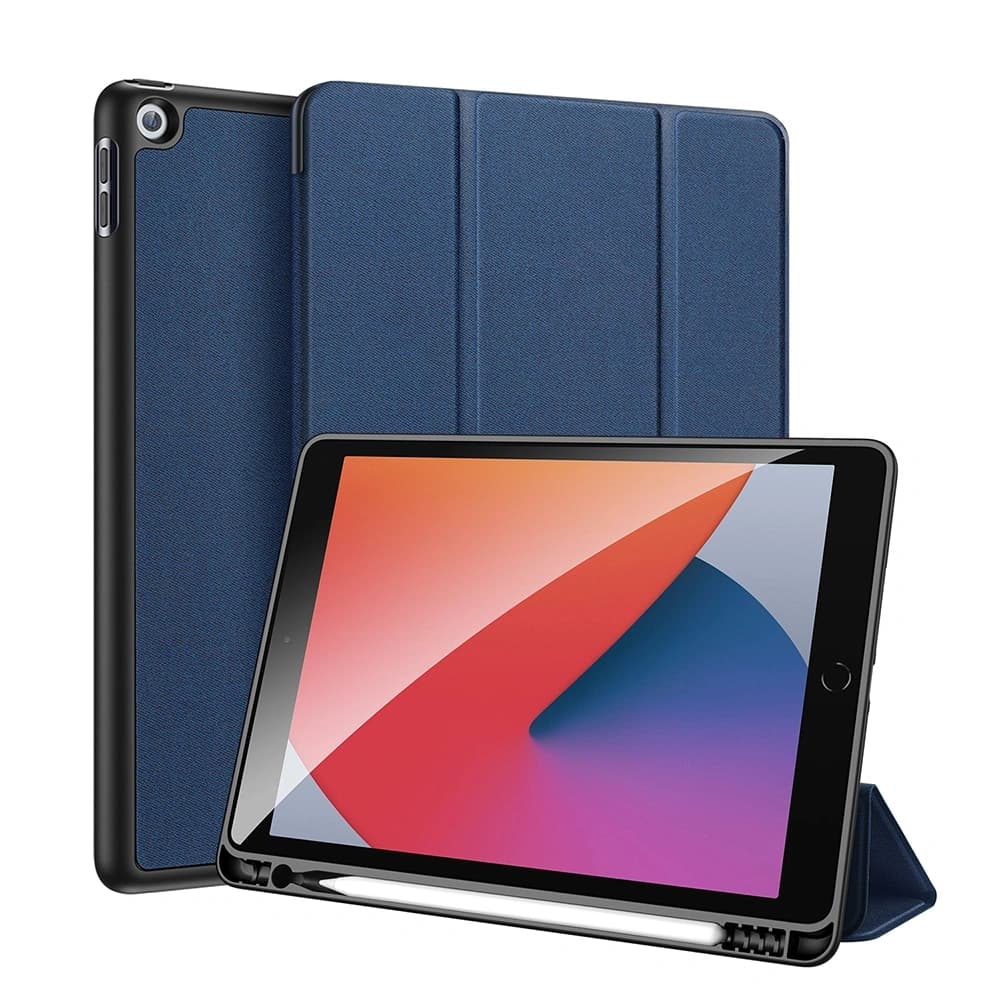 Etui Dux Ducis Domo s klopou a smart sleep pro Apple iPad 10.2" 2019/2020/2021 modré - 2