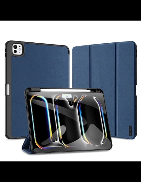 Dux Ducis Domo tok kék színben, fedéllel és okos alvással Xiaomi Pad 6 / 6 Pro-hoz