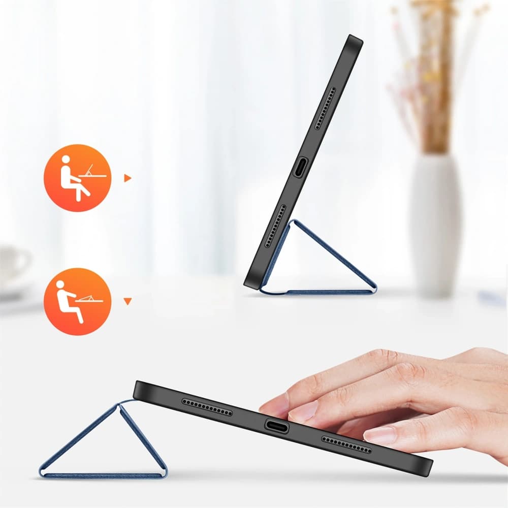 Dux Ducis Domo tok kék színben, fedéllel és okos alvással Xiaomi Pad 6 / 6 Pro-hoz - 5