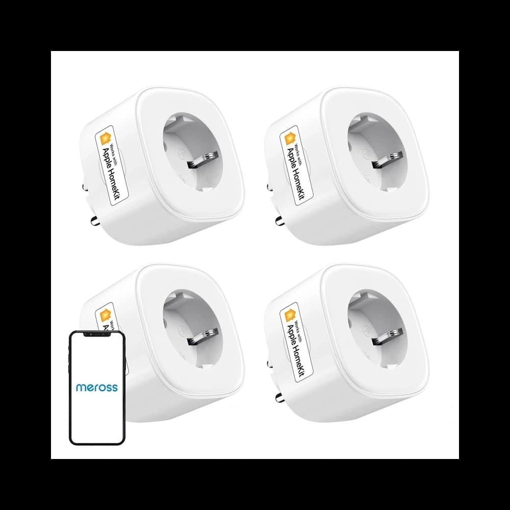 Meross MSS210HKQUA-EU Smart Plug (HomeKit) (four-pack) - 1