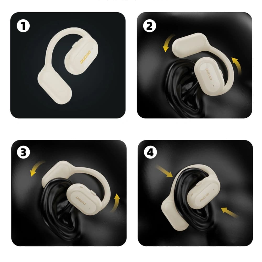 OWS Dudao U4A Bluetooth 5.3 IPX5 Weiß - 5