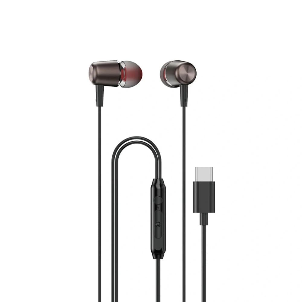 Căști in-ear Dudao X1PROT USB-C 1.2m negre - 1