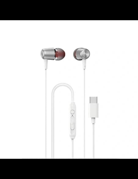 Căști in-ear Dudao X1PROT USB-C 1.2m albe