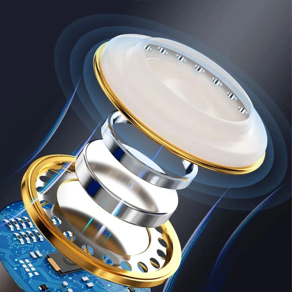 Dudao X1PROT USB-C In-Ear Headphones 1.2m White - 4