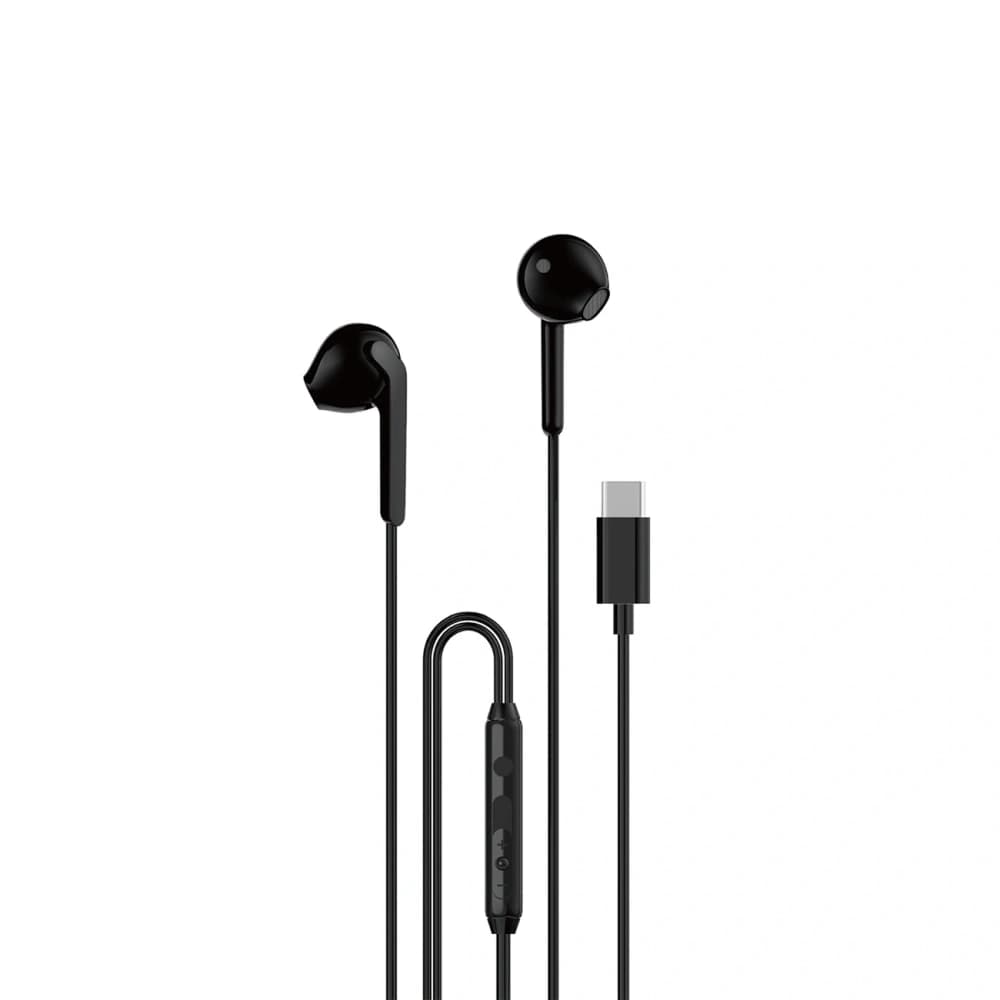 Căști in-ear Dudao X3C USB-C 1.2m negre - 1