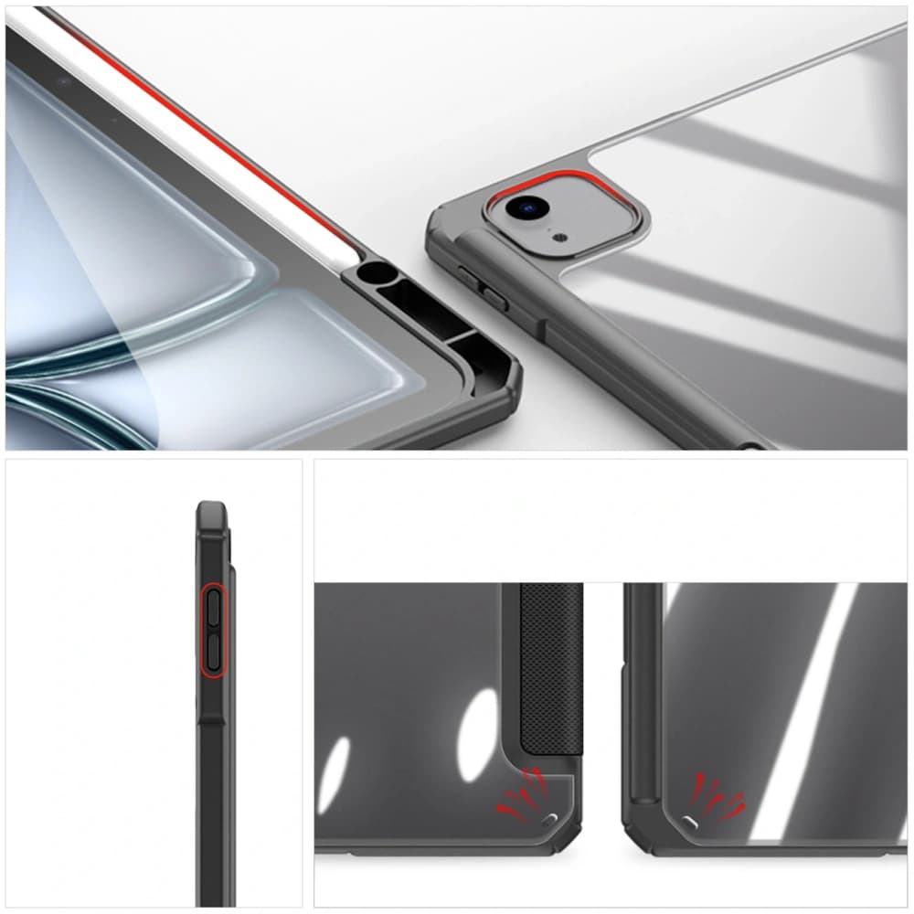 Etui Dux Ducis Toby cu clapetă și suport pentru Apple iPad Air 13" 2024 / 13" 2025 / iPad Pro 12.9 2020/2021/2022 negru - 7