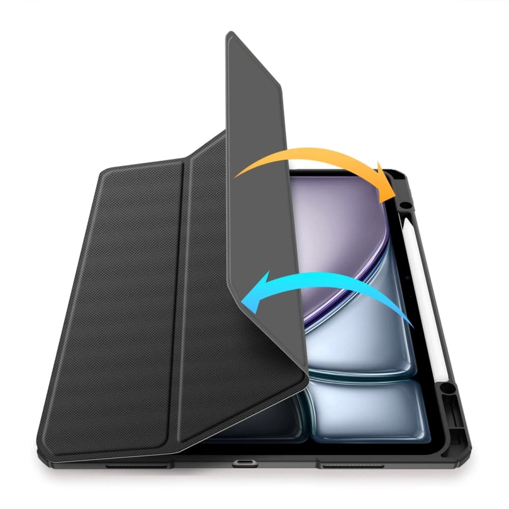 Etui Dux Ducis Toby cu clapetă și suport pentru Apple iPad Air 13" 2024 / 13" 2025 / iPad Pro 12.9 2020/2021/2022 negru - 9