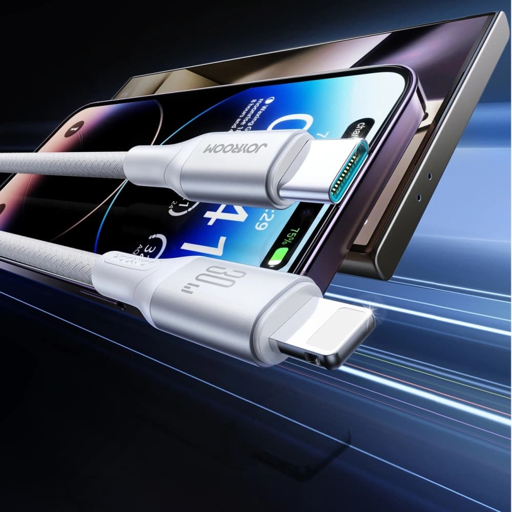 Kabel Joyroom S-A28 Flash Series USB-C / Lightning 30W 1m bílý - 2